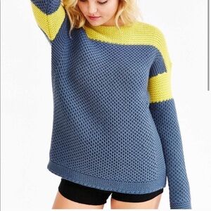 UNIF x Urban Outfitters Color Block Sweater